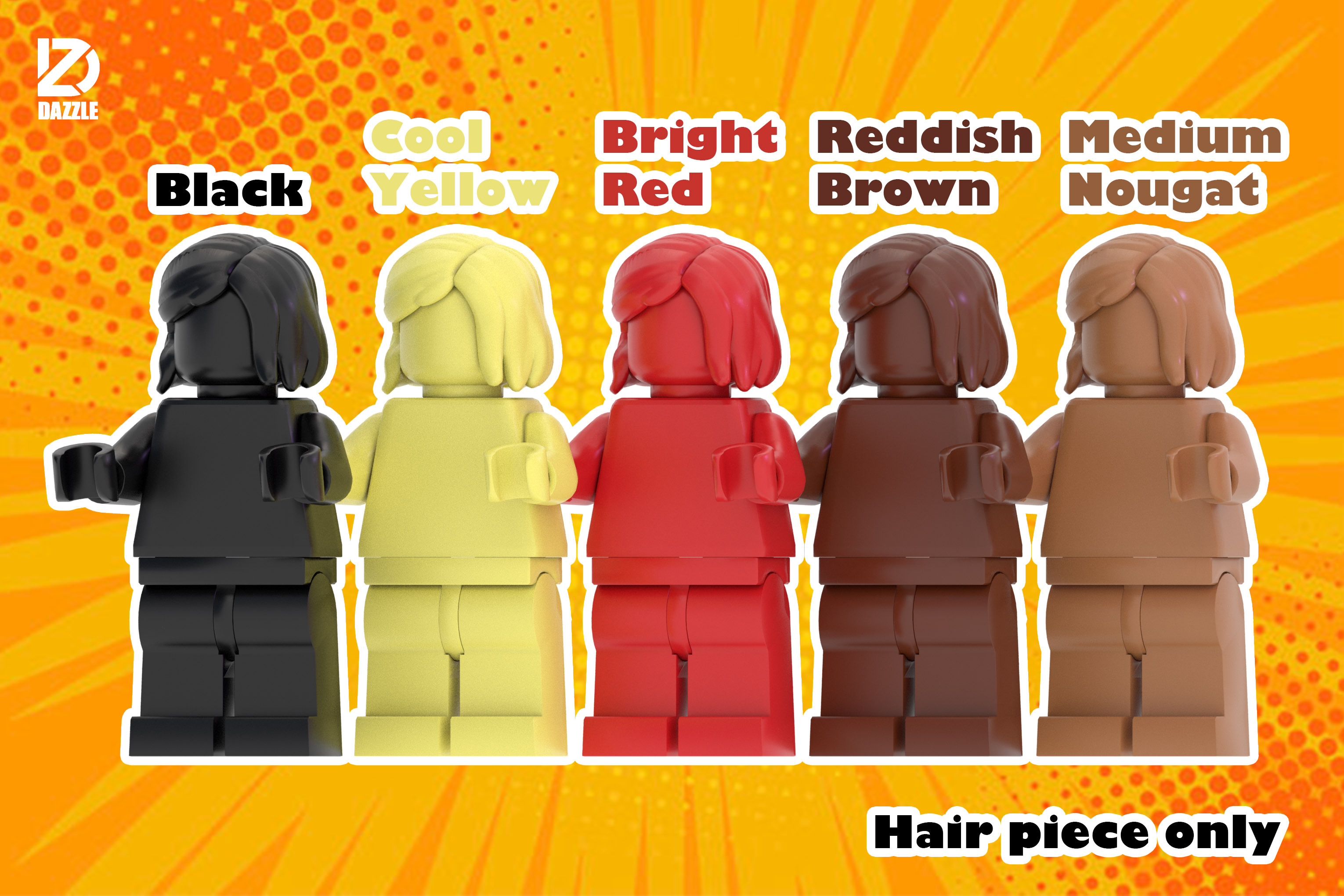 【Dazzle Brick】女性頭髮