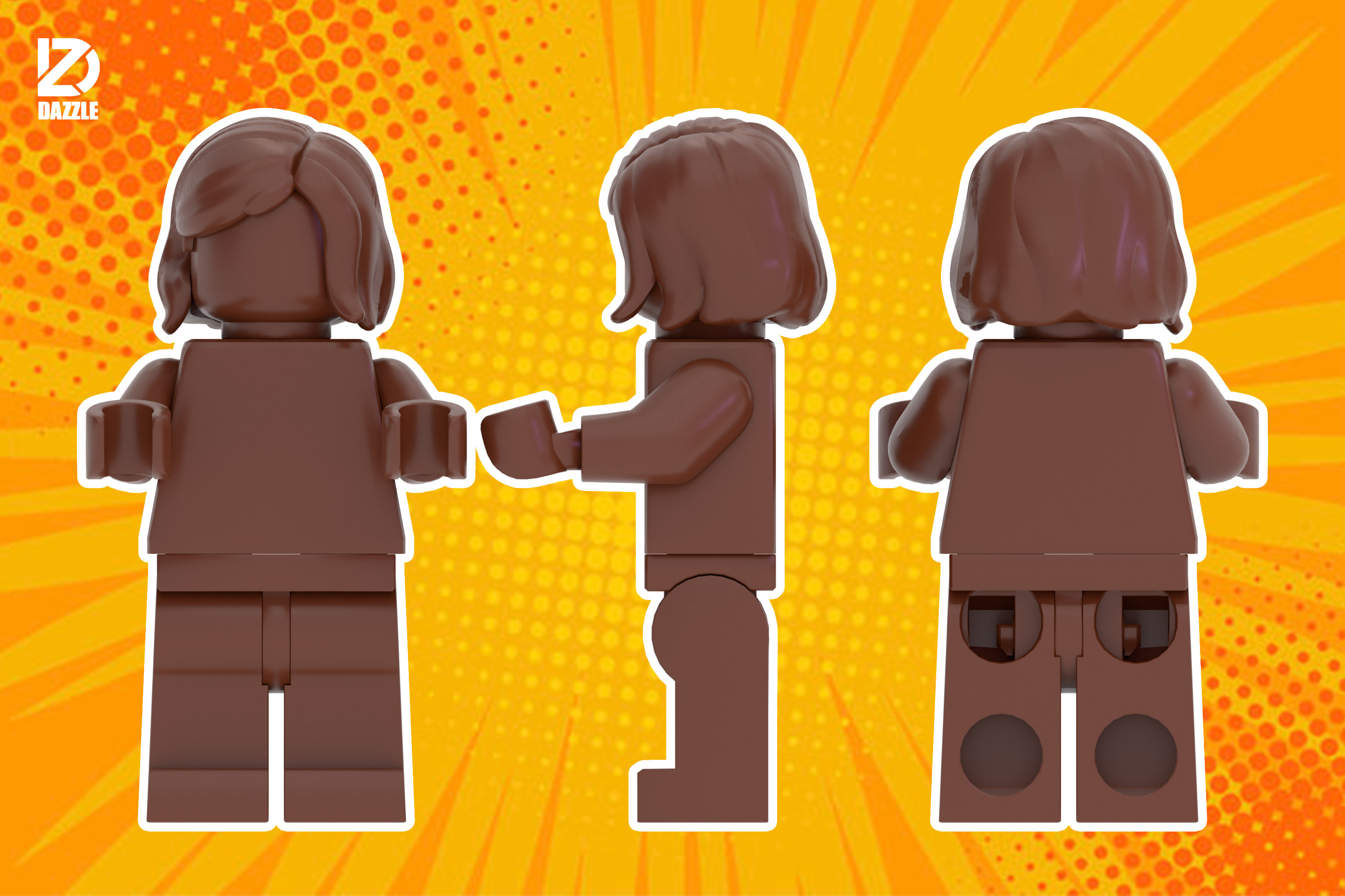 【Dazzle Brick】女性頭髮