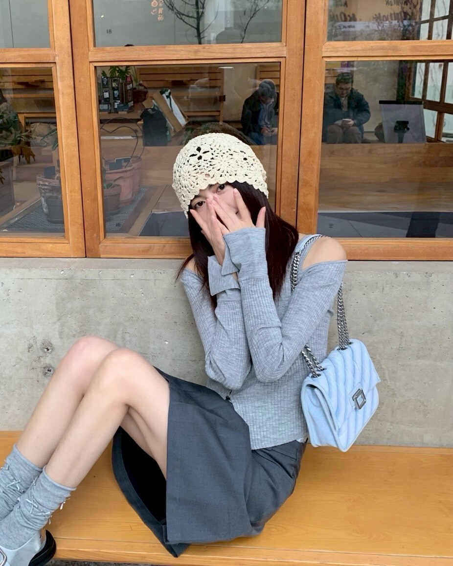 CHARLES & KEITH 小CK Neva 水洗丹寧斜背包 肩背包 牛仔