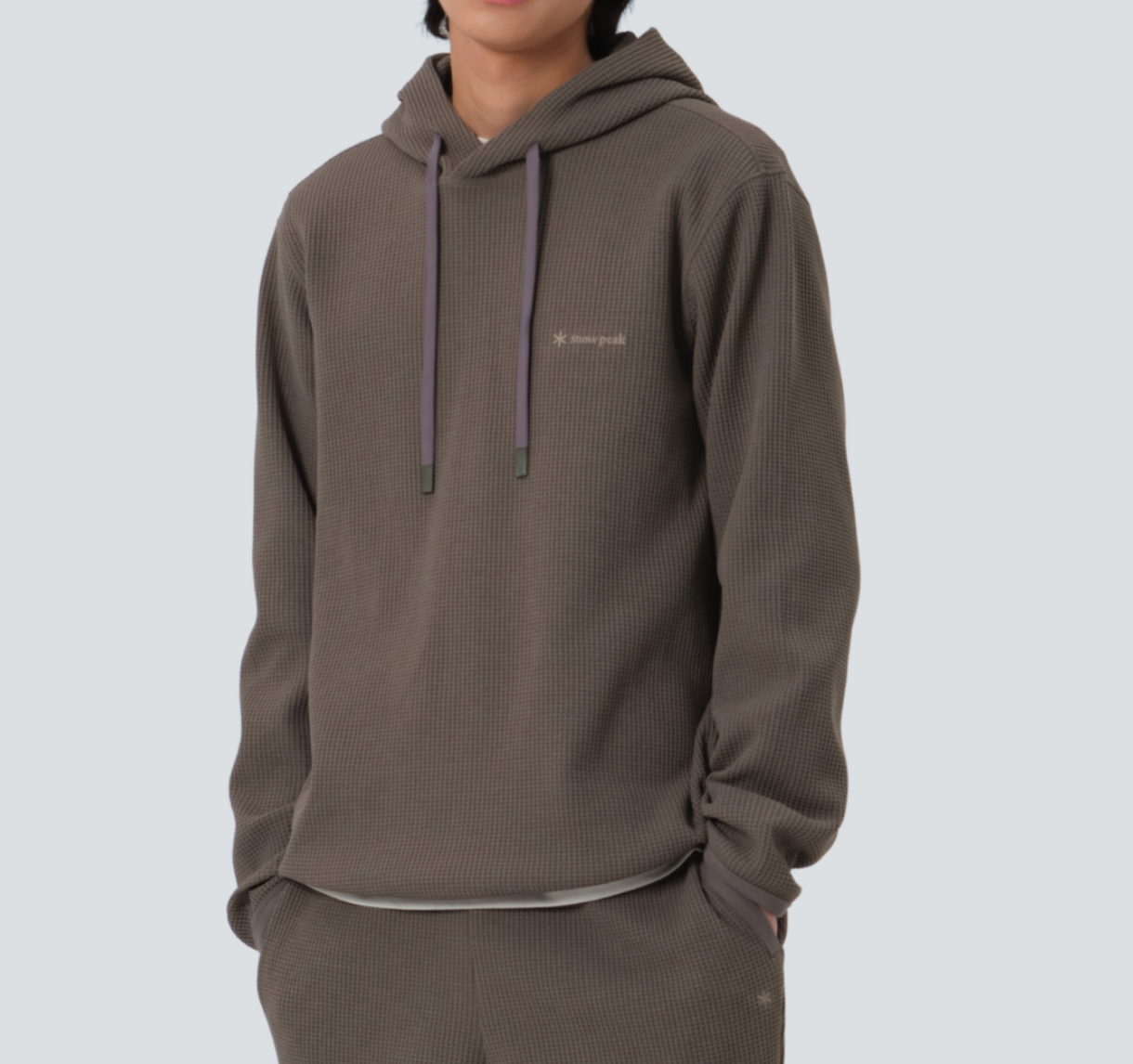 【現貨】snow peak Waffle Hood T-shirt 華夫格 帽tee BTS 金泰亨同款 S25FMTHD16