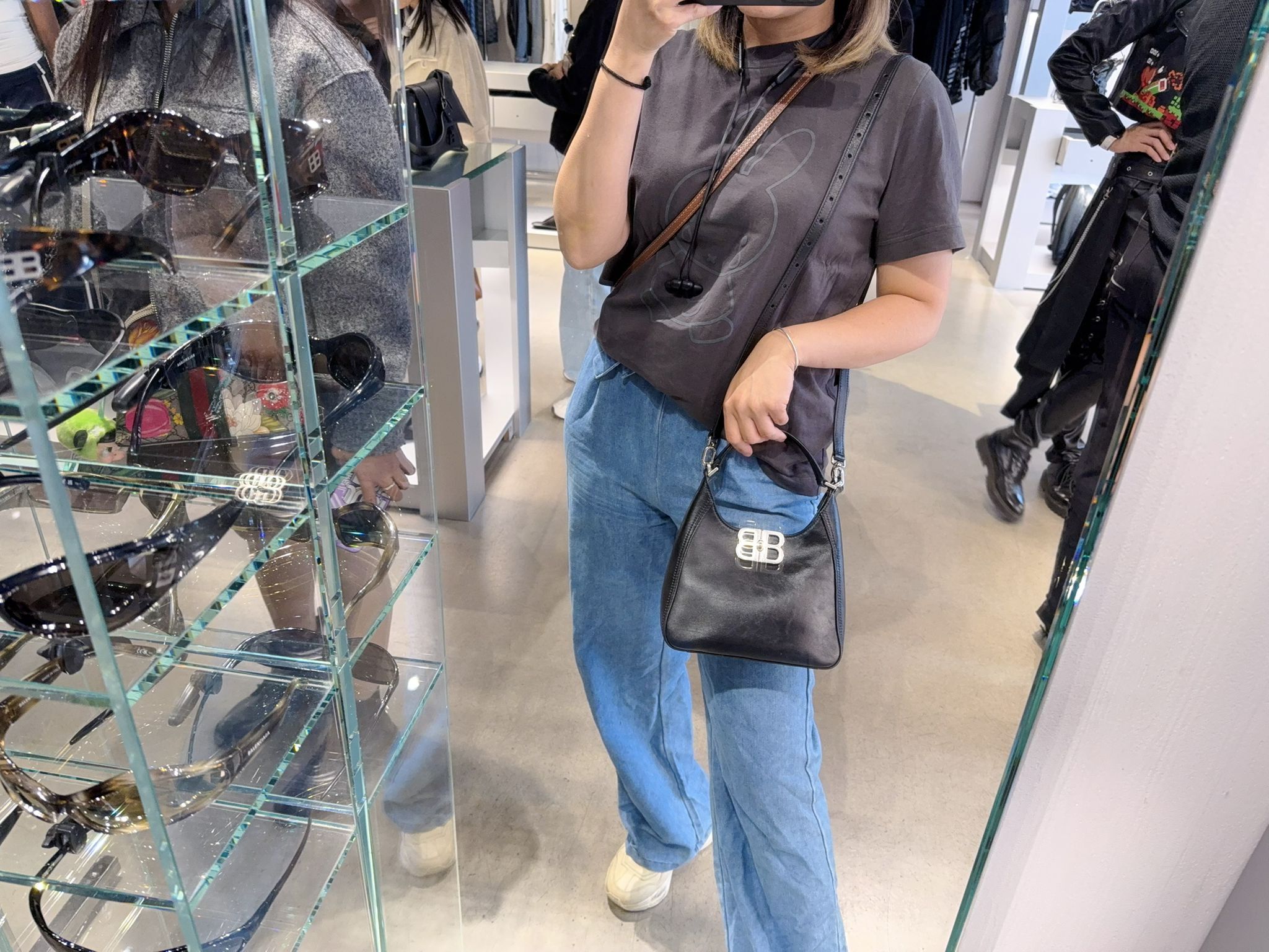 Balenciaga Soft Small Hobo Bag Black 801928