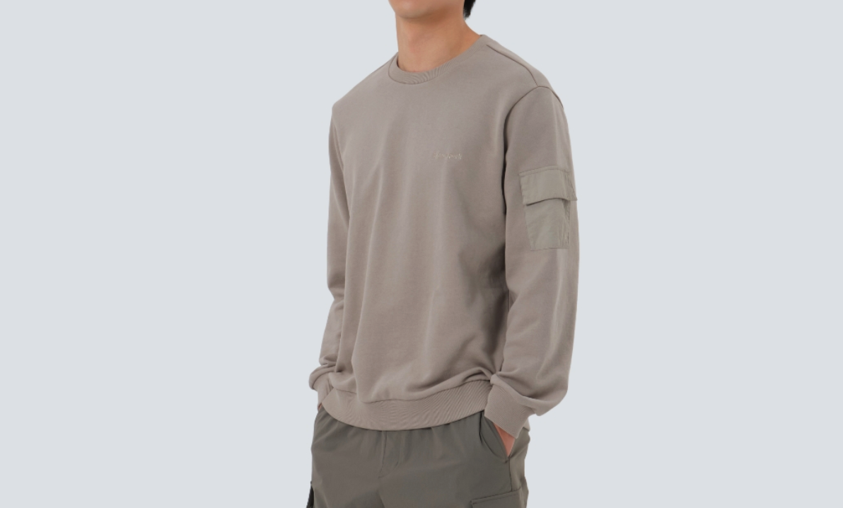 【現貨】snow peak Land Pocket Sweatshirt 25FW 手臂口袋 大學tee S25FMFHT60 S24FMFHT60