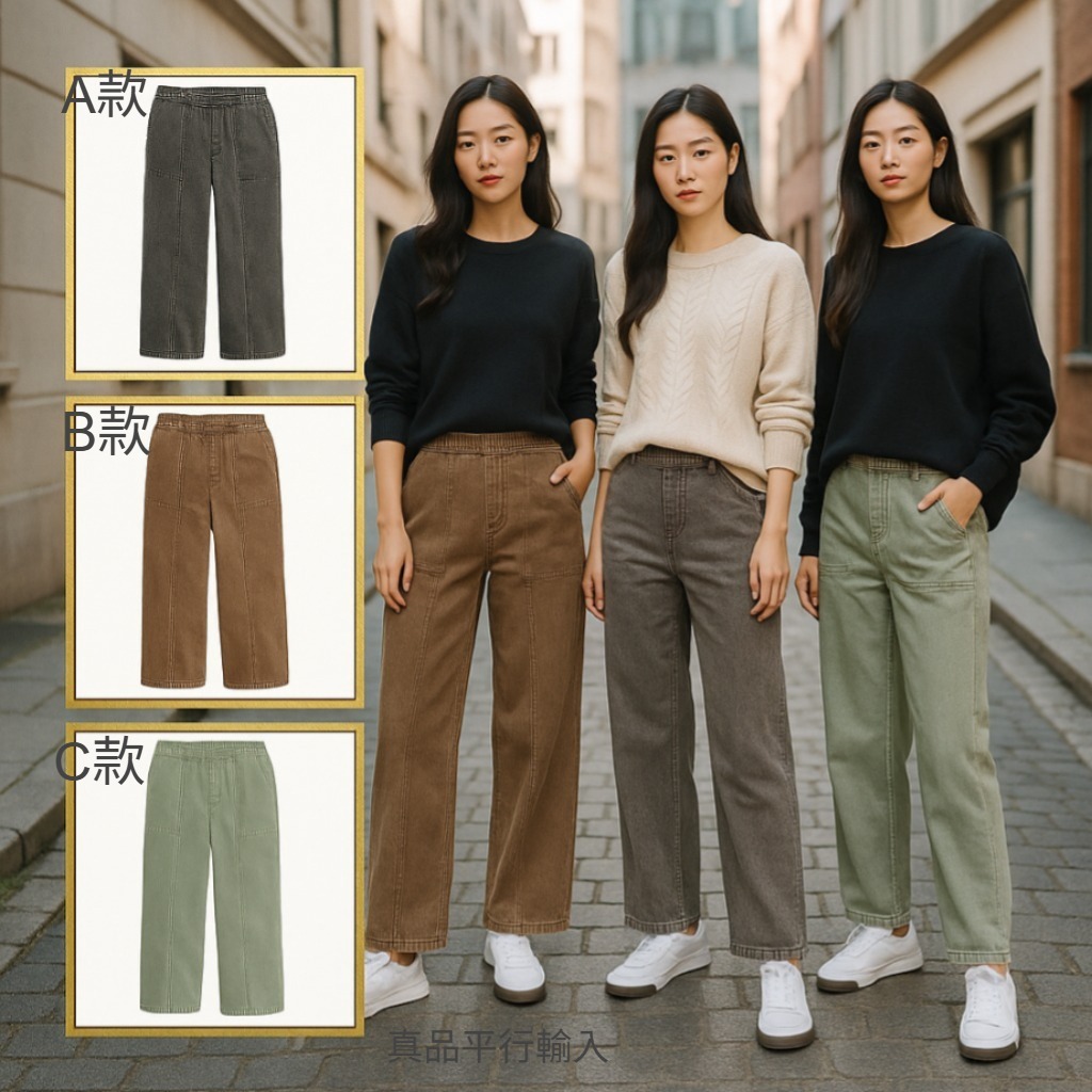 【預購】Gap Pull-On G082156 女裝闊腳褲