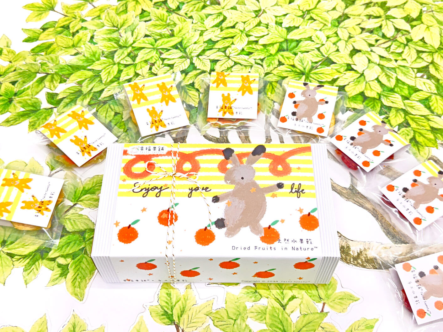 樂舞兔水果乾小禮盒8入