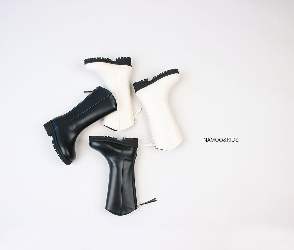 Namoo Lame Round Long Boots