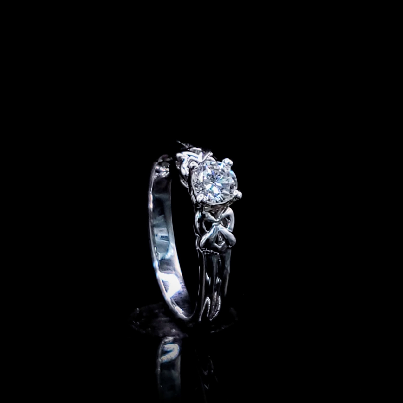 18K White Gold 0.34ct Diamond Ring