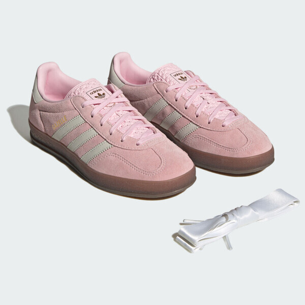 Adidas Gazelle Indoor W JI2716 女 運動休閒鞋 德訓鞋 復古 麂皮 舒適 粉紅