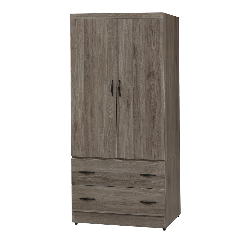 蒙恩2.7尺二門二抽衣櫃