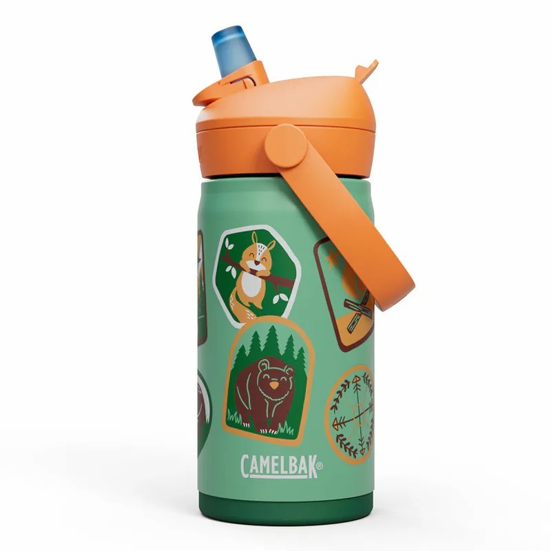 CAMELBAK 350ml Flip Straw兒童吸管不鏽鋼保溫瓶(保冰) 歡樂露營