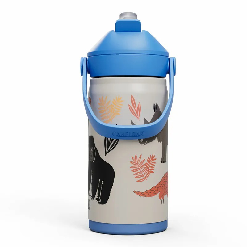 CAMELBAK 350ml Flip Straw兒童吸管不鏽鋼保溫瓶(保冰) 動物樂園