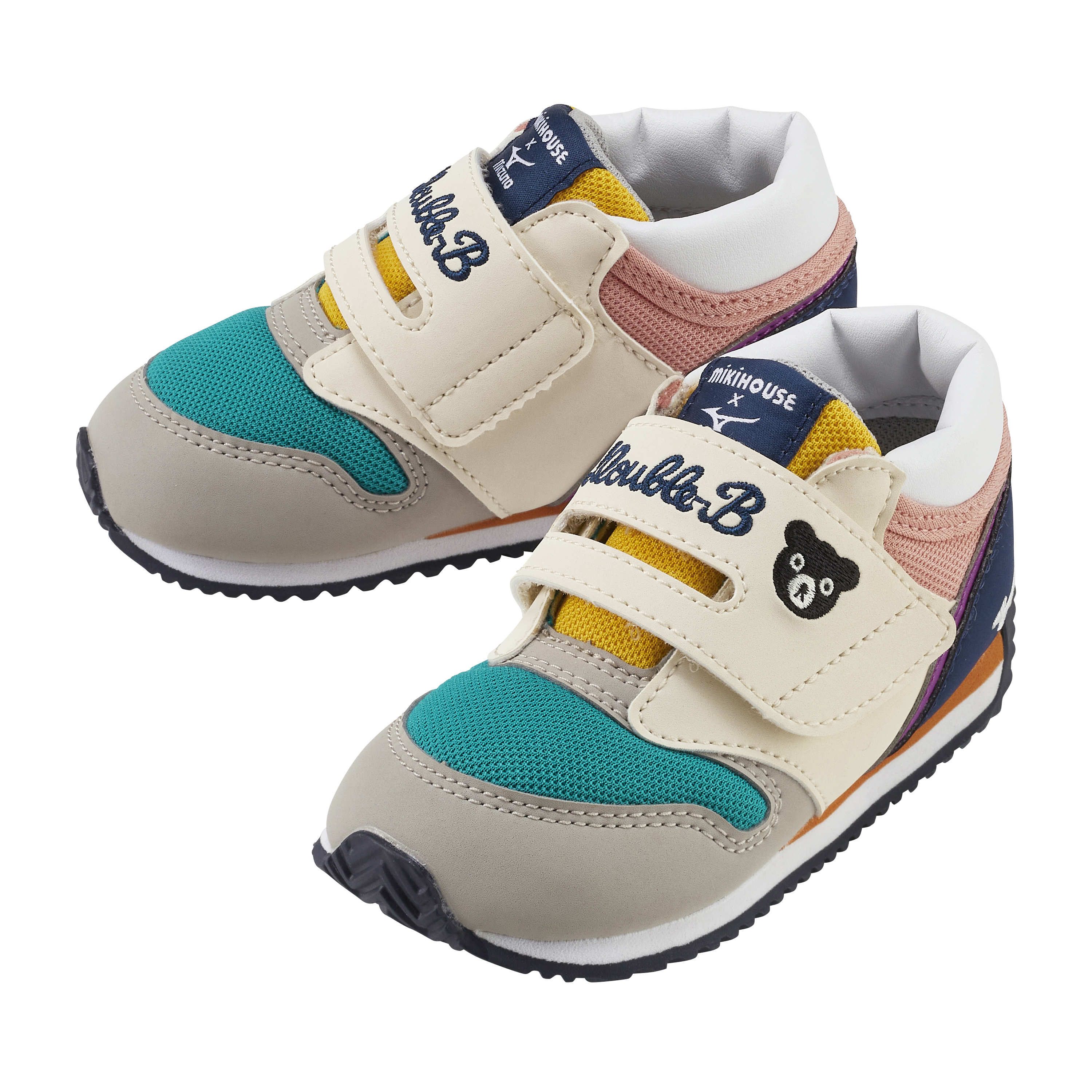 スニーカー MIKI HOUSE x Mizuno Double B 15cm MIKI HOUSE X MIZUNO聯名運動鞋-DB灰色(二段鞋)