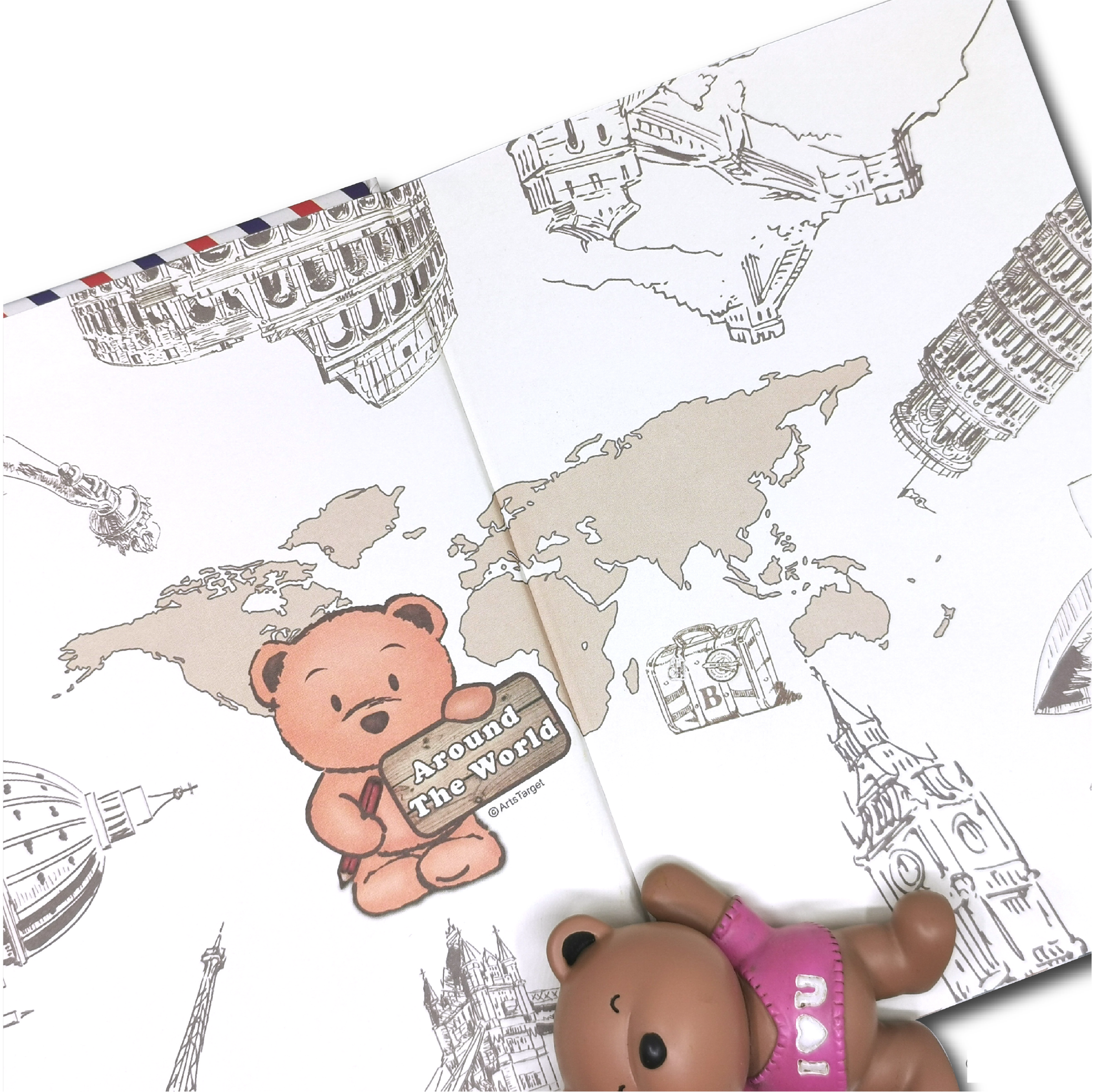 B.O.C 硬皮本 - 環遊世界