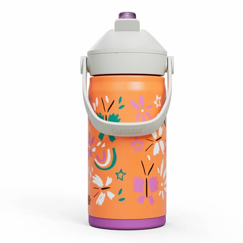 CAMELBAK 350ml Flip Straw兒童吸管不鏽鋼保溫瓶(保冰) 蝶舞彩虹
