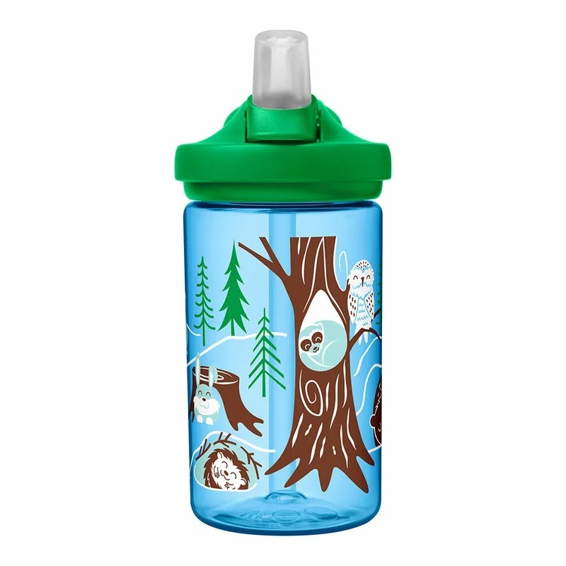 CAMELBAK 400ml eddy+兒童吸管運動水瓶RENEW 冬眠動物