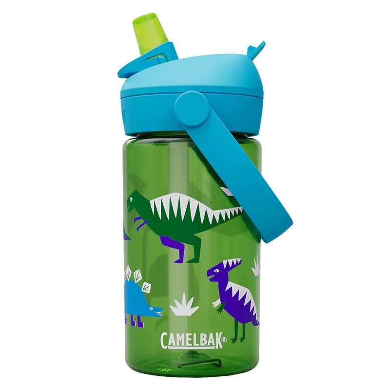 CAMELBAK 400ml Flip Straw 兒童吸管運動水瓶RENEW 嘻哈恐龍