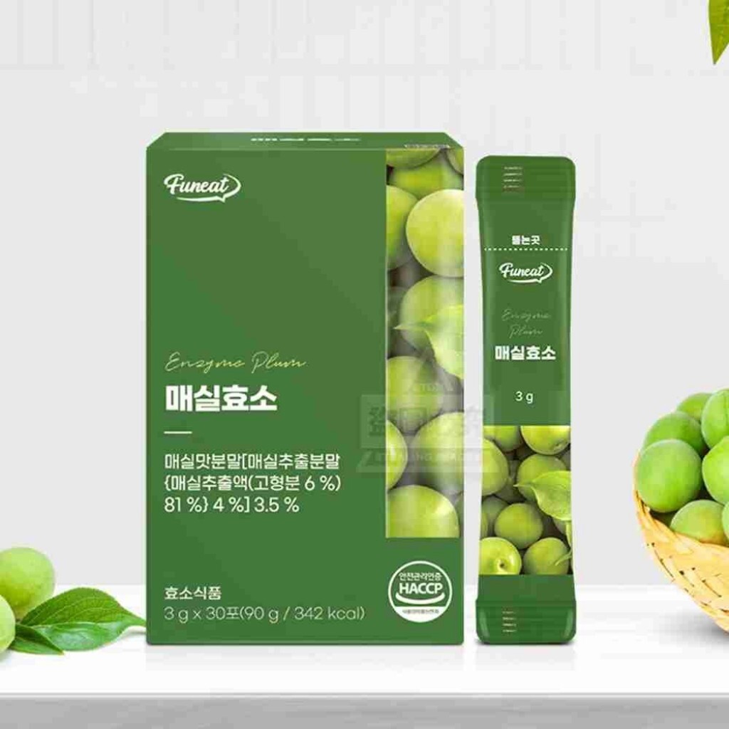 (預購商品 8/29收單)  韓國製造 速攻代謝~ Funeat 青梅酵素粉 3gX30/盒