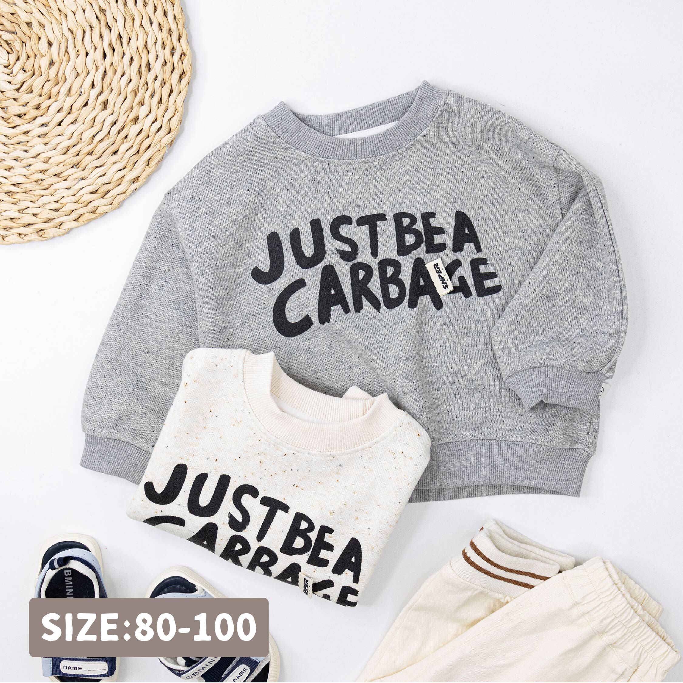 【H55476】街頭美式字母不規則點點上衣＊二色