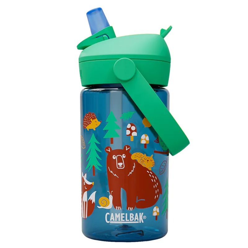 CAMELBAK 400ml Flip Straw 兒童吸管運動水瓶RENEW 森林夏令營