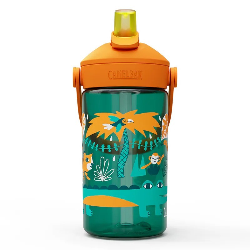 CAMELBAK 400ml Flip Straw 兒童吸管運動水瓶RENEW 叢林探險