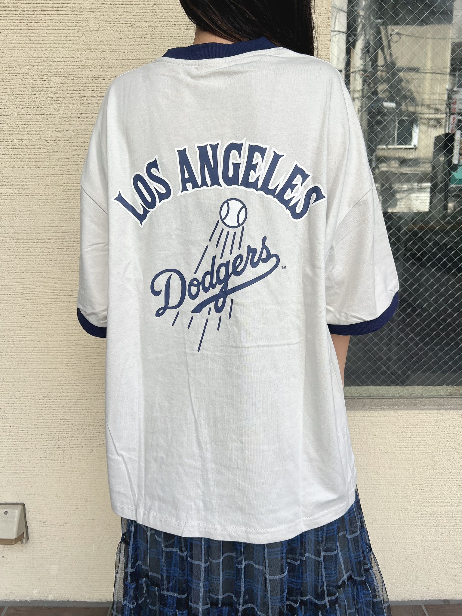 日本別注限定 WO X MLB Ringer Graphic T-shirt