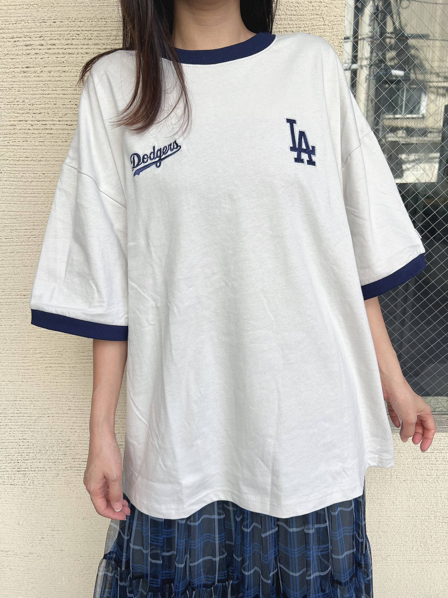 日本別注限定 WO X MLB Ringer Graphic T-shirt