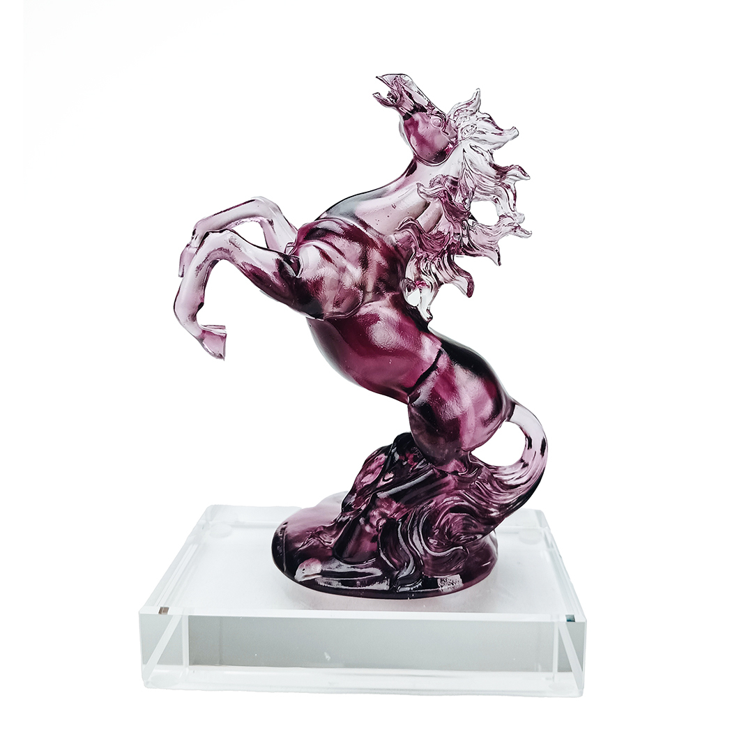 琉璃馬擺件｜馬到成功一馬當先 開業開市高檔禮品首選