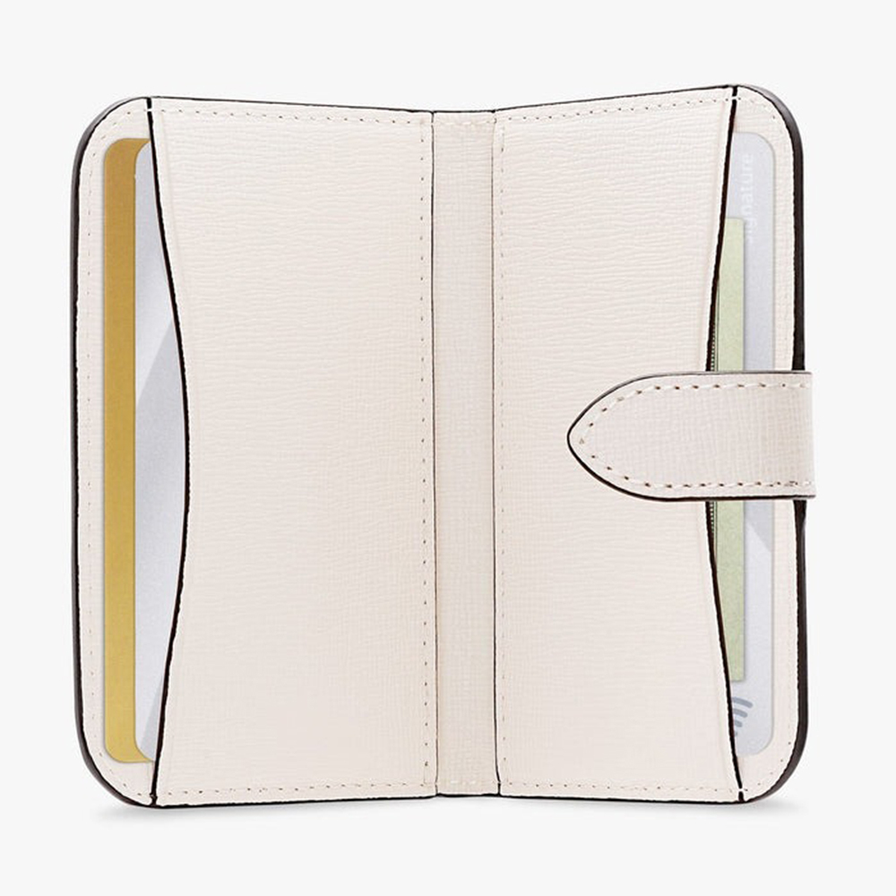 【kate spade】MagSafe迷你掀蓋包－奶油白