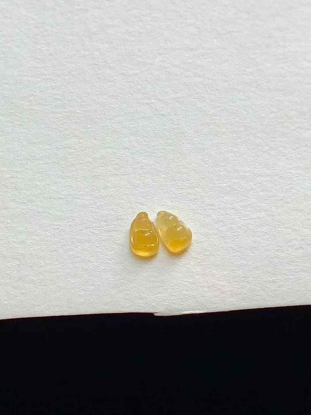 翡翠黃翡葫蘆一對,天然翡翠A玉, 緬甸玉, Jade, Jadeite