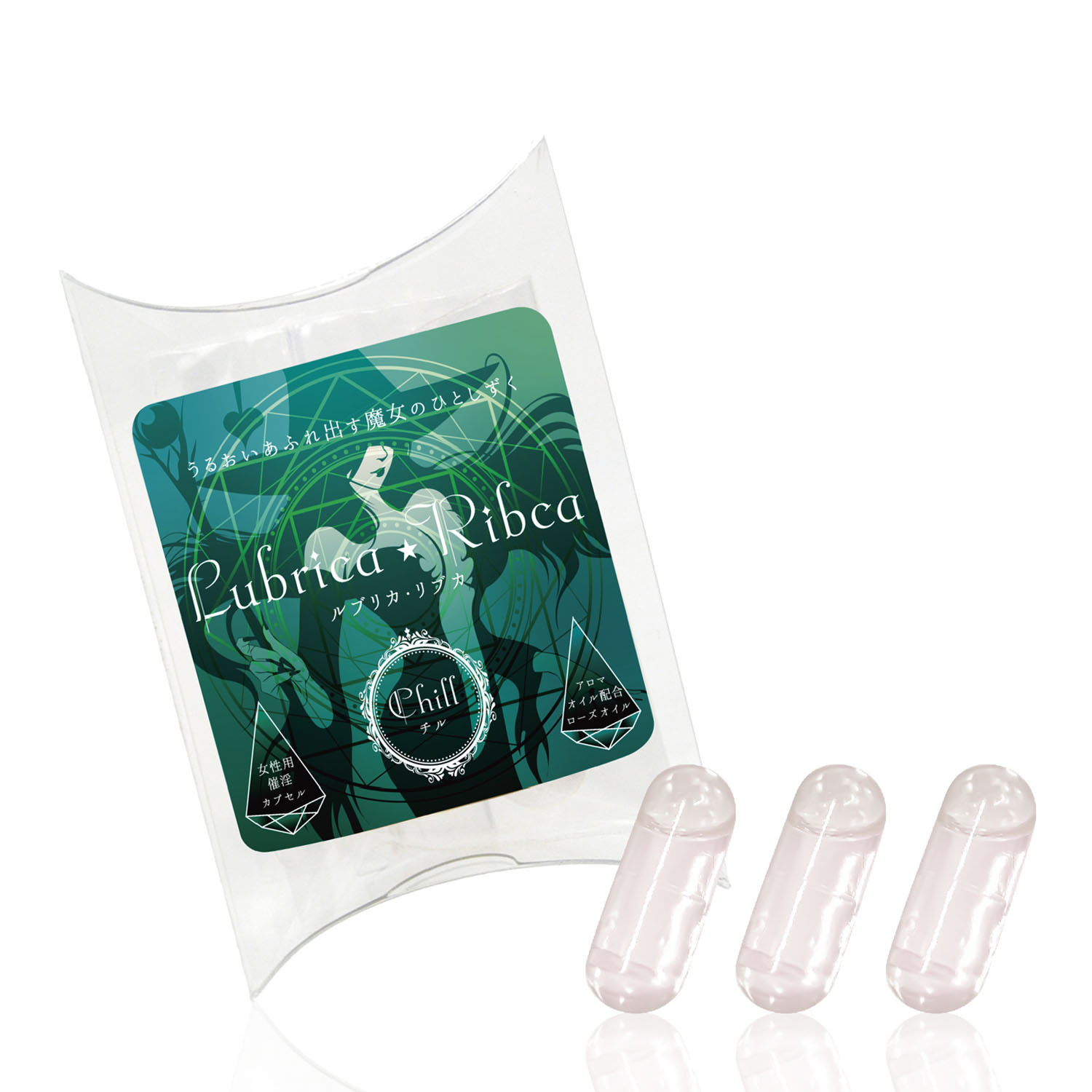 SSI Japan 女性春藥膠囊 Lubrica Rybka Chill 3粒裝 (玫瑰)
