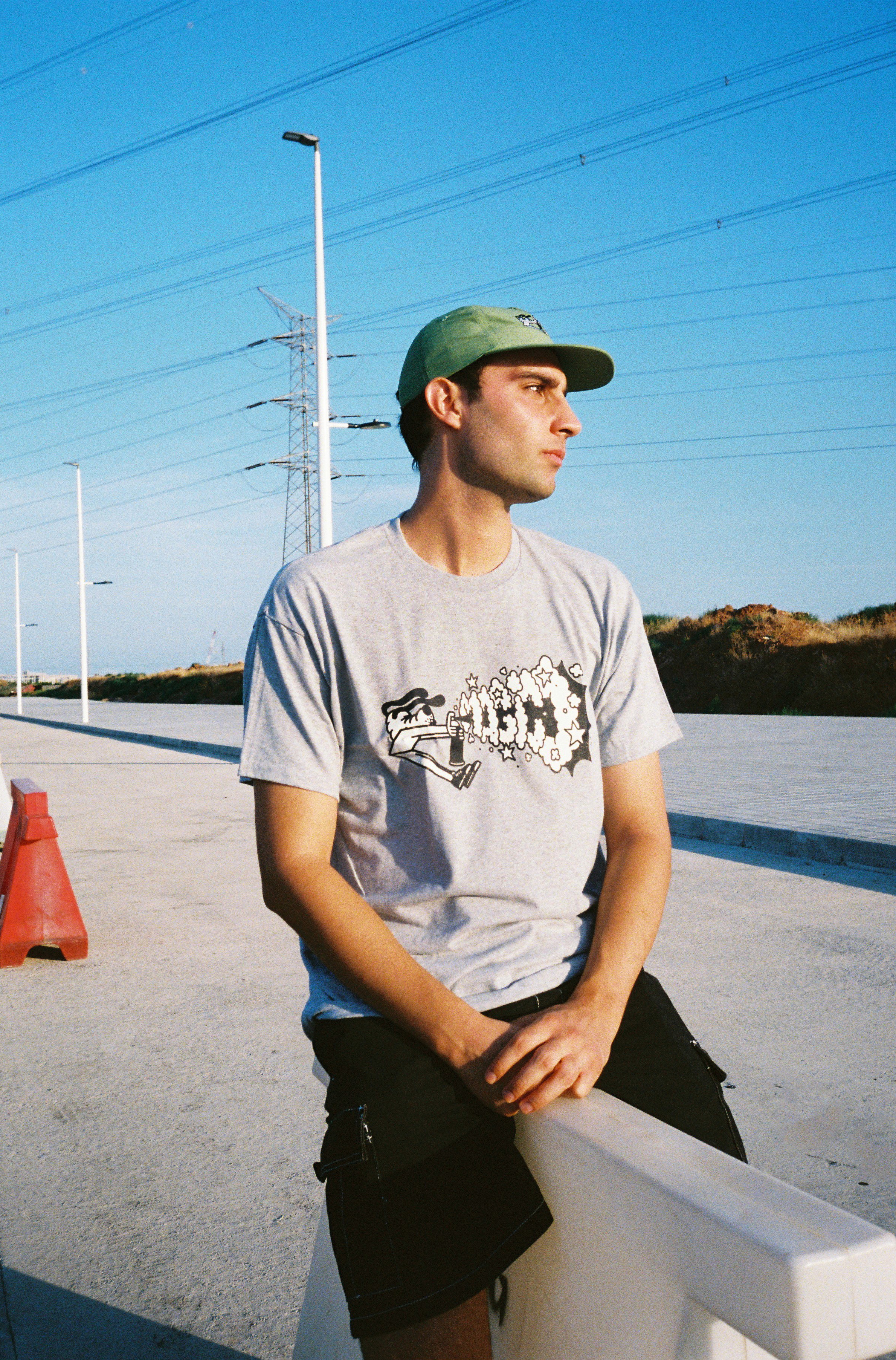 Mágico × Max Solca "Spray" T-shirt Sport Grey