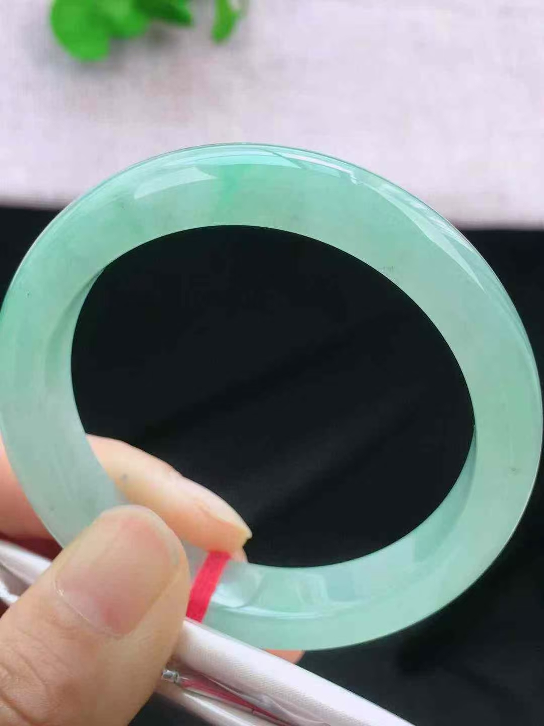 冰飄綠翡翠正圈手鐲,天然翡翠A玉, 緬甸玉, Jade, Jadeite