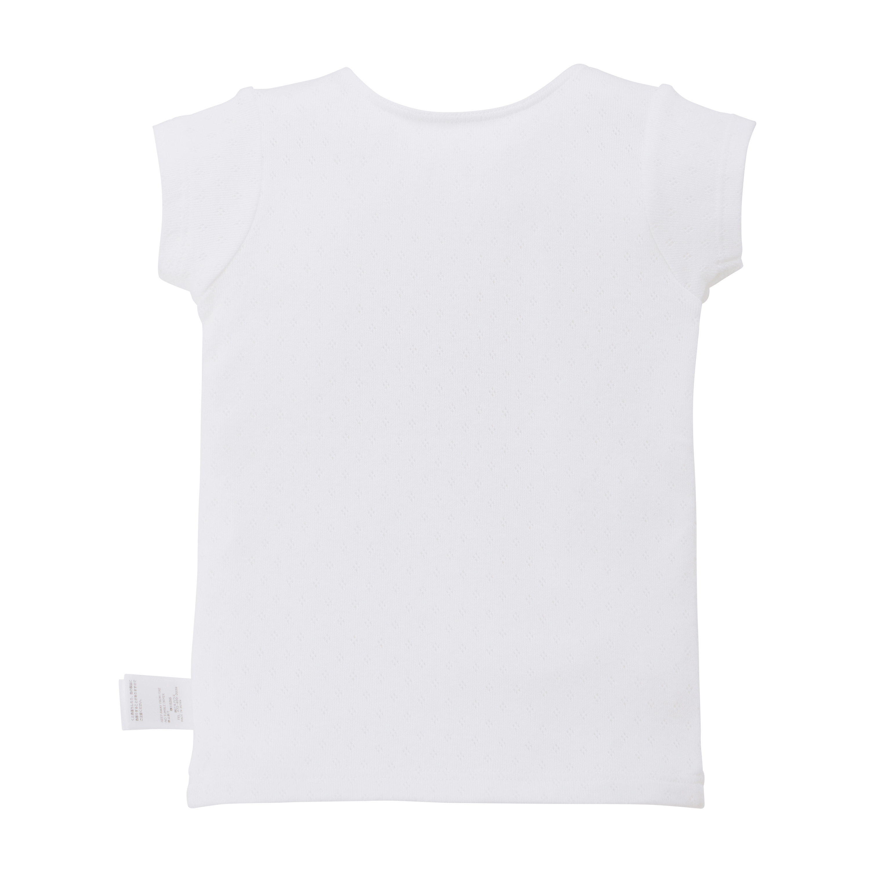 Pureveil 舞颯兔腳踏車花紋短袖內衣-白