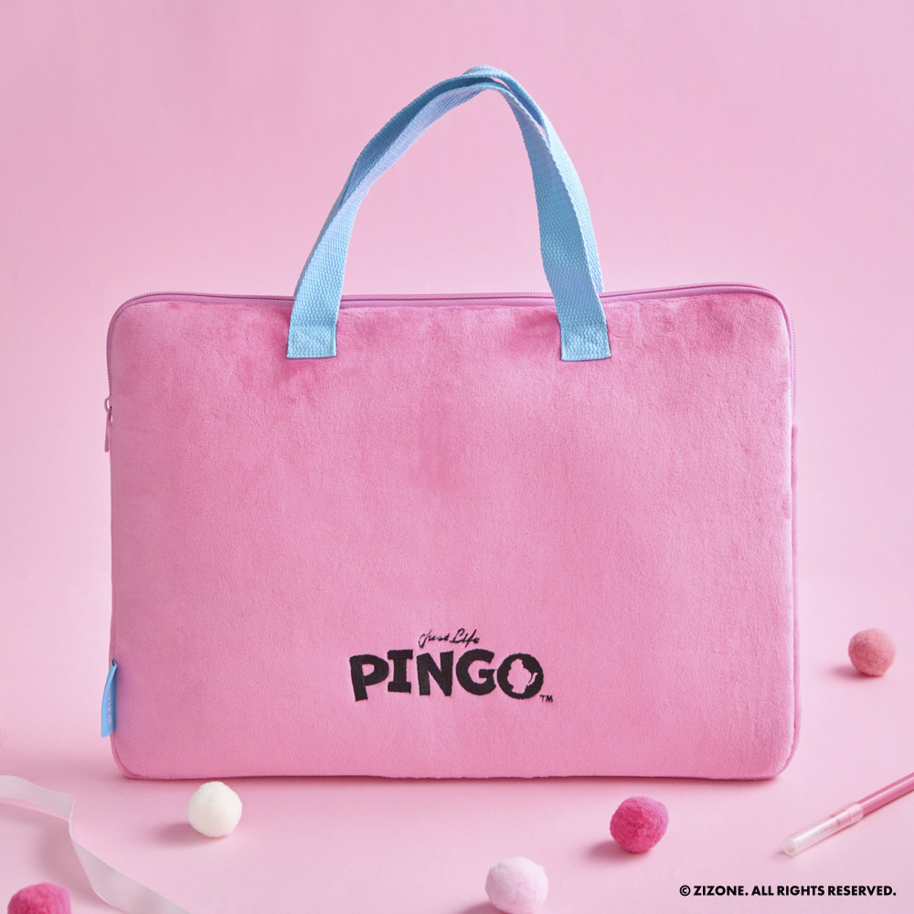 【 ZIZONE 】絨毛電腦包-15吋