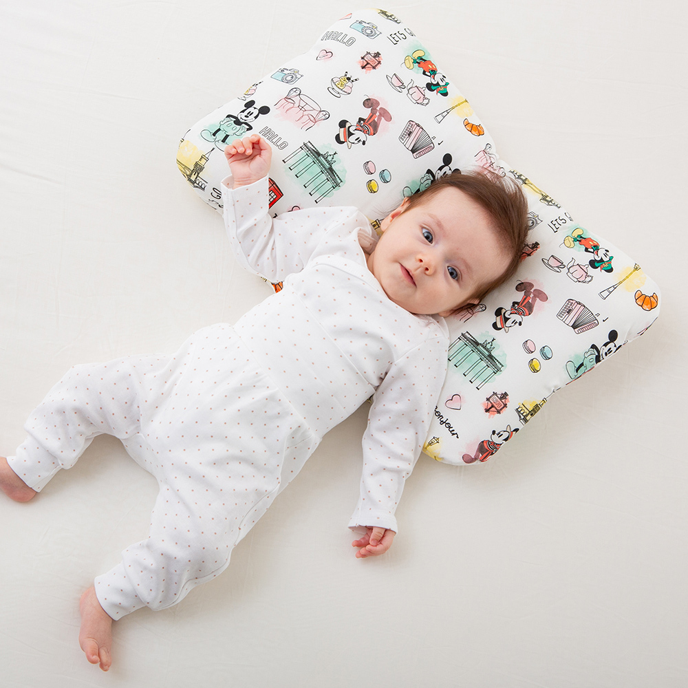 La Millou波蘭 竹纖涼感小童方枕(30x50cm)｜抗菌枕｜米奇系列_嚮旅行篇