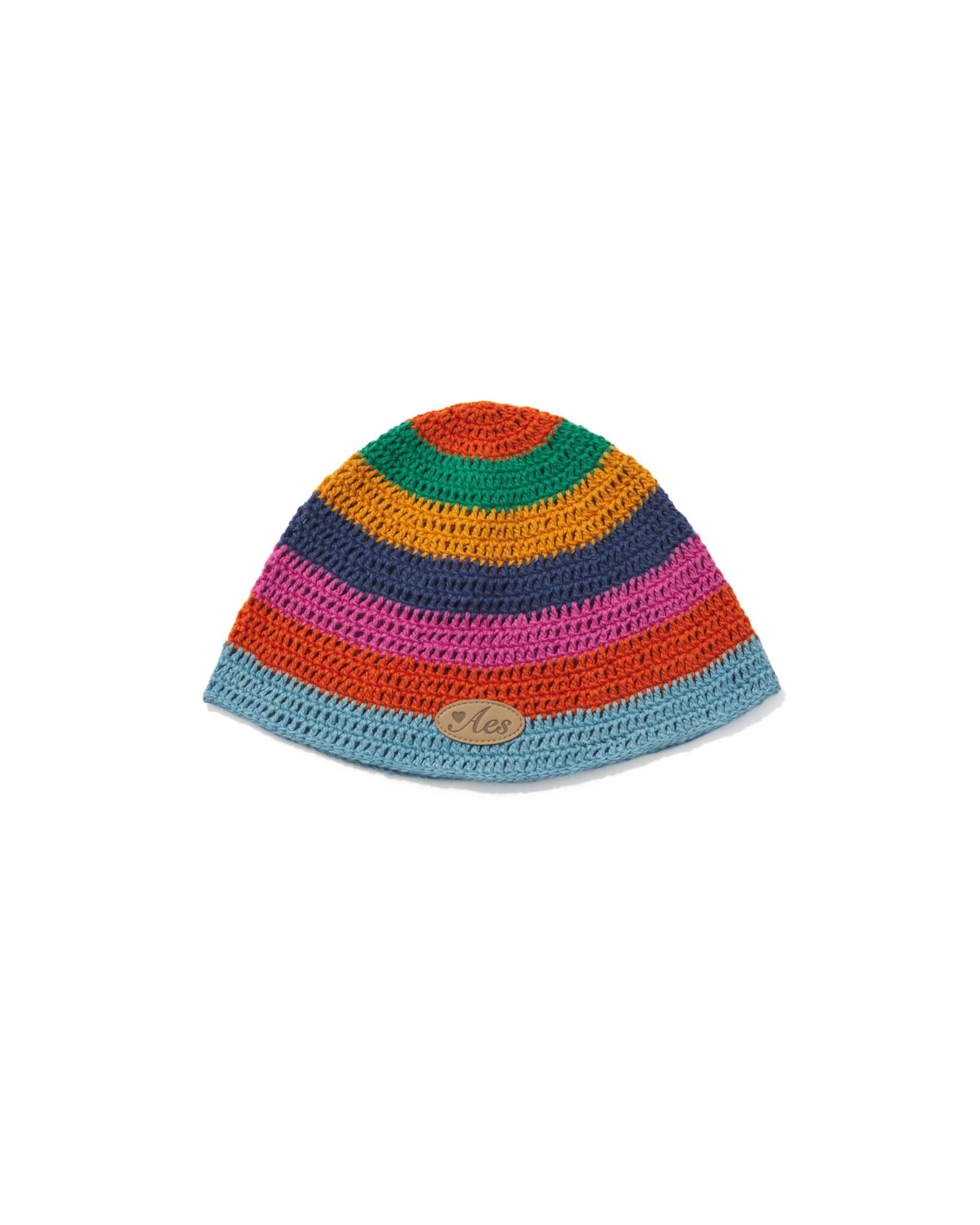 【車庫服飾】AES CROCHETED COTTON LINEN BUCKET HAT