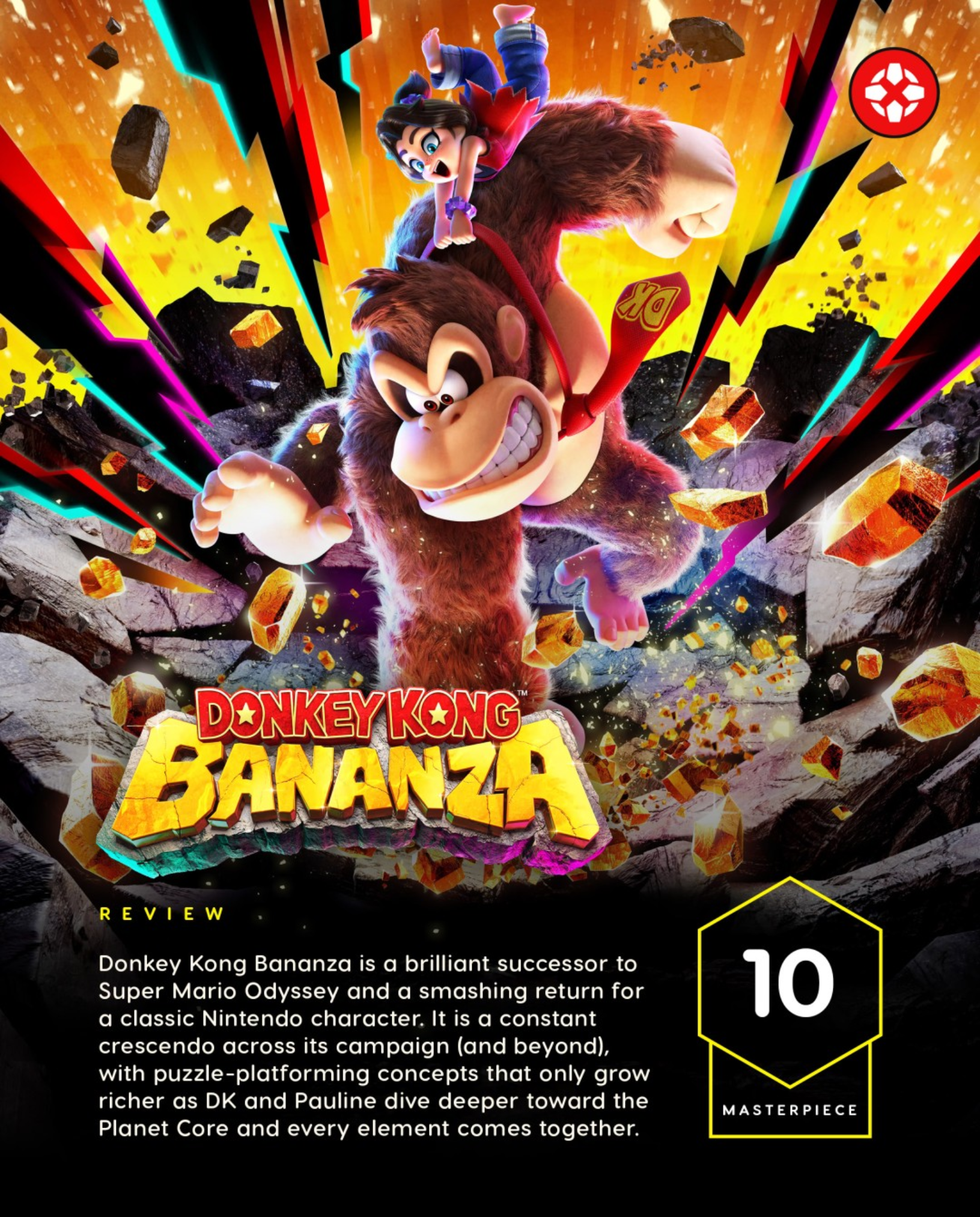 [單次型出租方案] Nintendo 任天堂NS2《咚奇剛 蕉力全開》中文版 - Switch 2遊戲出租 (無單租 | 需預約排單)