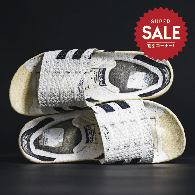 【 瑕疵出清｜adidas ADILETTE  “ SUPERSTAR ” 頂級拖鞋 】