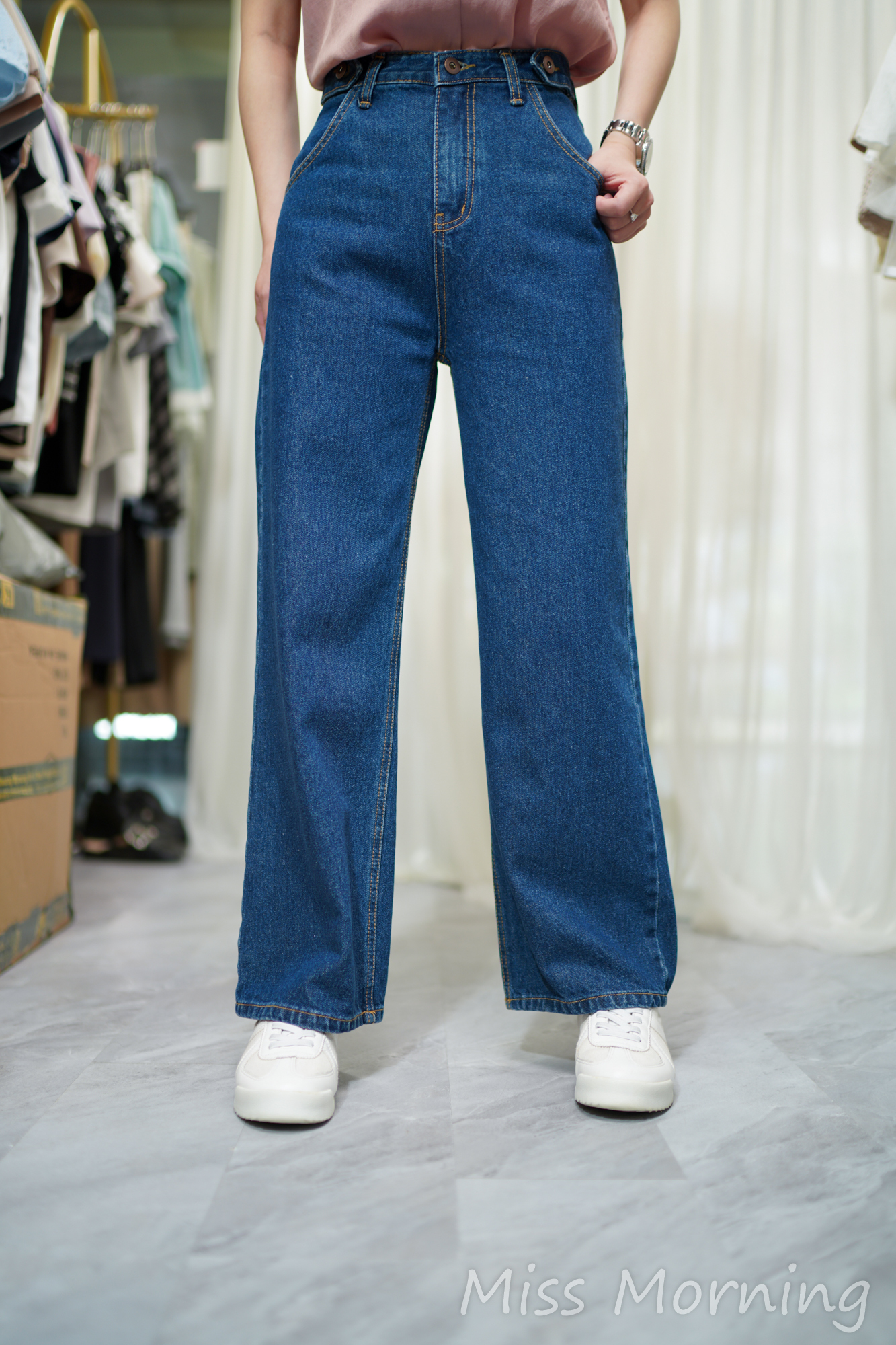 修長又顯瘦牛仔褲(33998)