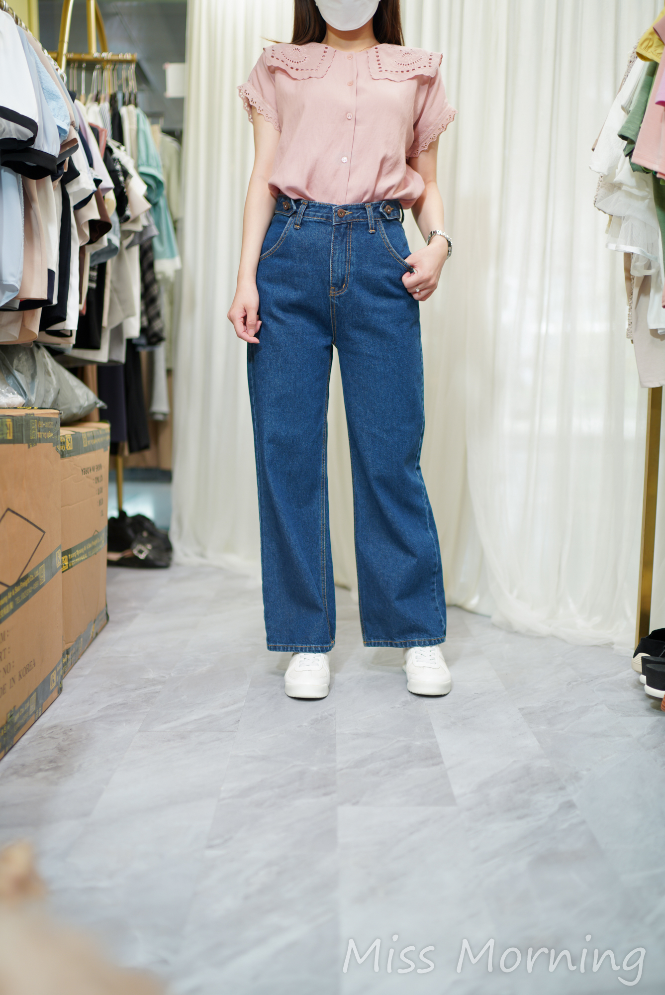 修長又顯瘦牛仔褲(33998)