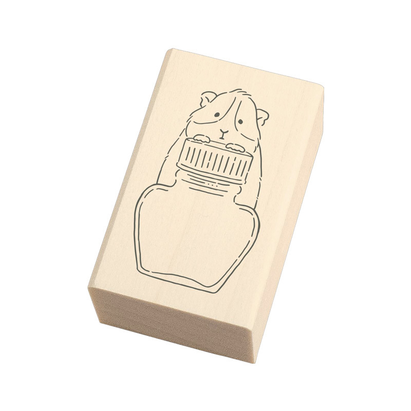BEVERLY 墨水的好朋友系列 木印章: TSW-124 天竺鼠和墨水
