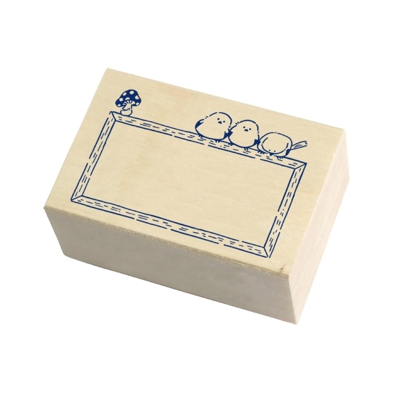 BEVERLY 紙膠帶的好朋友系列 木印章: TSW-164 長尾山雀框