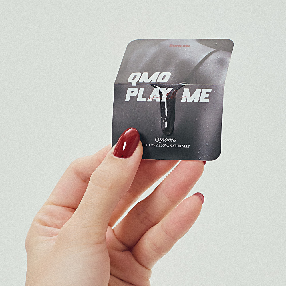 Qmomo Play With Me 【Burn Me】 Warming Desire Lubricant Gel (15pcs)