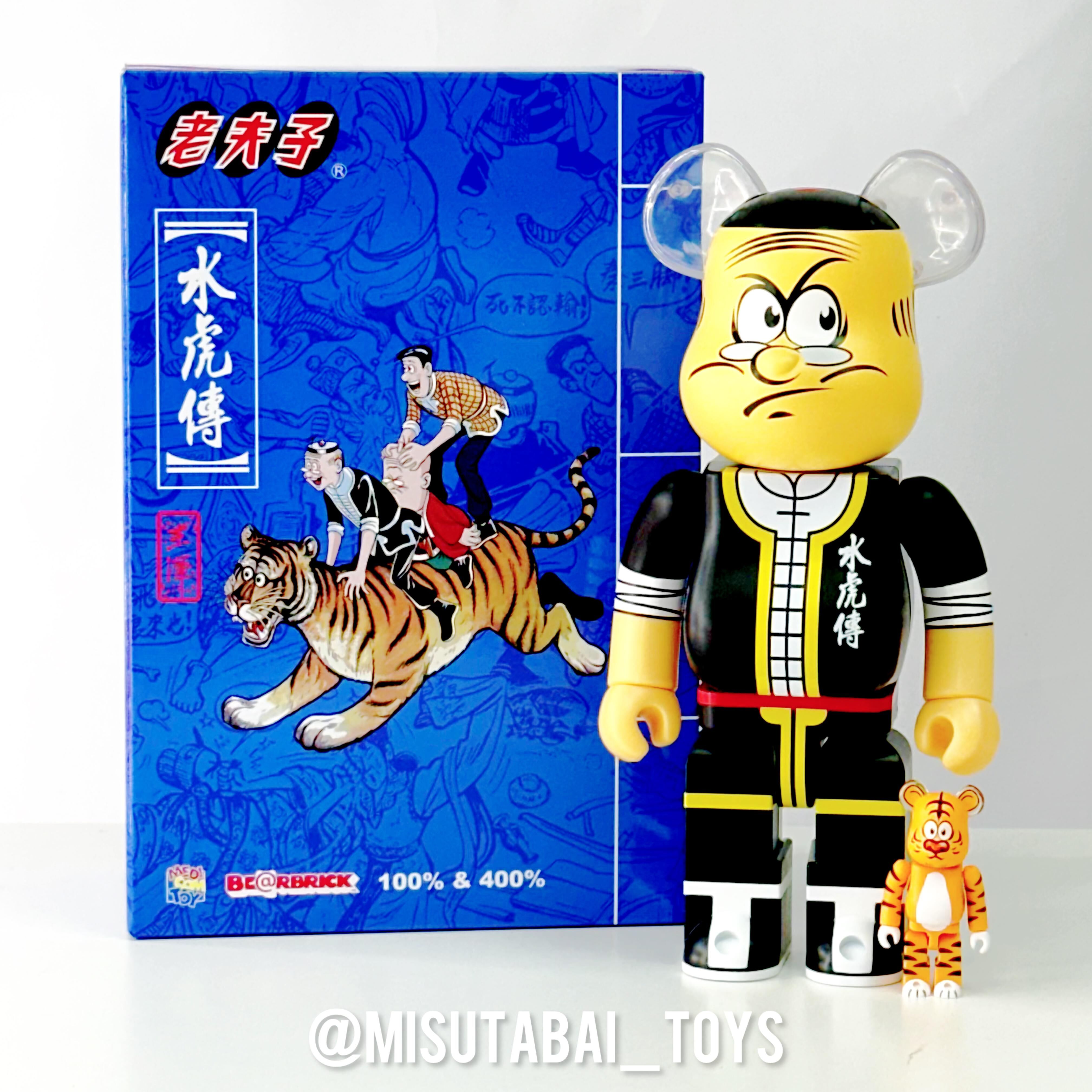 100%+400% BE@RBRICK 老夫子 水虎傳 60週年紀念版