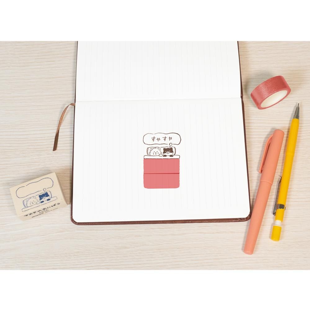 BEVERLY 紙膠帶的好朋友系列 木印章: TSW-093 睡覺中