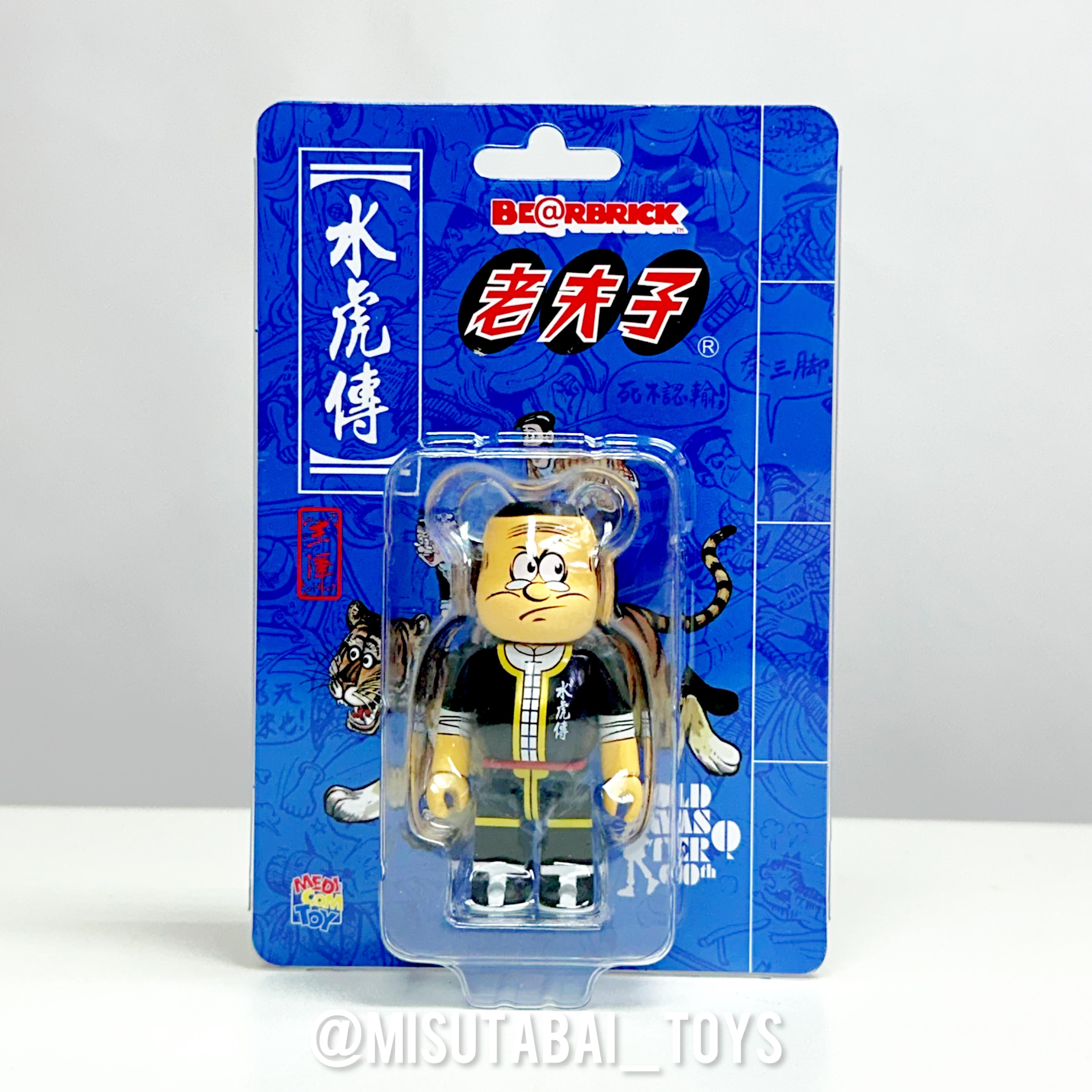 100% BE@RBRICK 老夫子武松 獨立版 60週年紀念版
