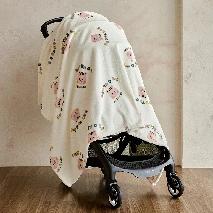 25F/W DTD彩字軟萌物語系列-極細觸感毛絨毯