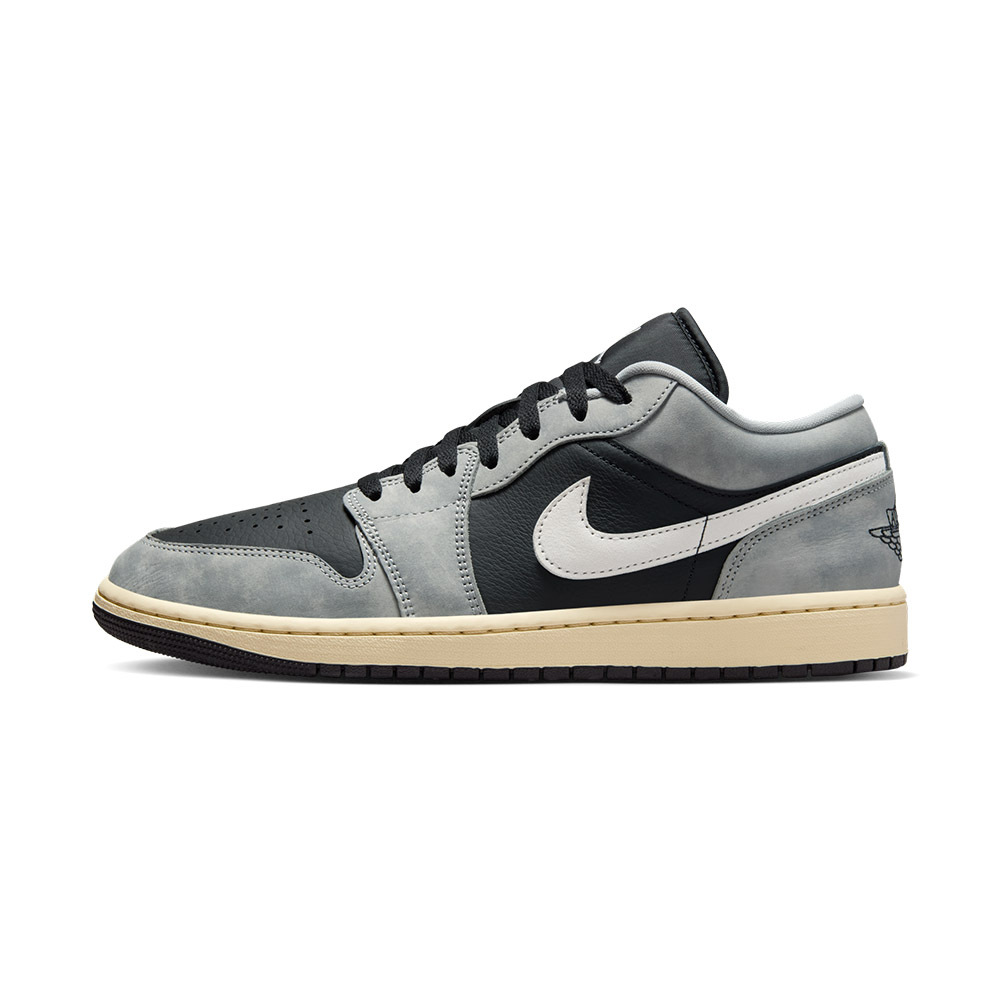 Nike Air Jordan 1 Low SE 男鞋 灰黑色 皮革 運動 喬丹 AJ1 休閒鞋 HQ2010-012