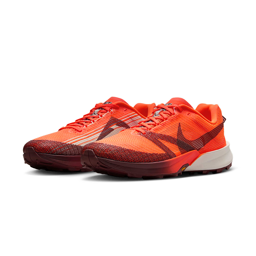 Nike Terra Kiger 10 男鞋 暗紅橘色 越野 緩震 包覆 網布 輕量 透氣 慢跑鞋 FV3929-800