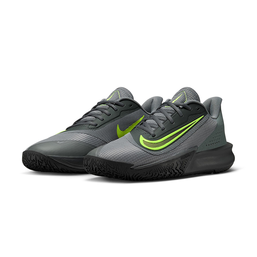 Nike Precision VII 男鞋 灰色 緩震 運動 耐磨 訓練 包覆 籃球鞋 HJ9153-004
