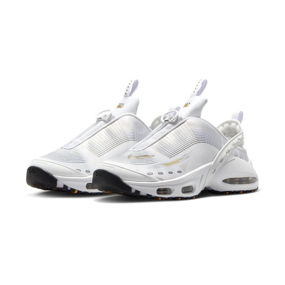 Nike Air Max Craze 女鞋 白色 全白 包覆 拉鍊 氣墊 緩震 休閒鞋 FZ2089-100